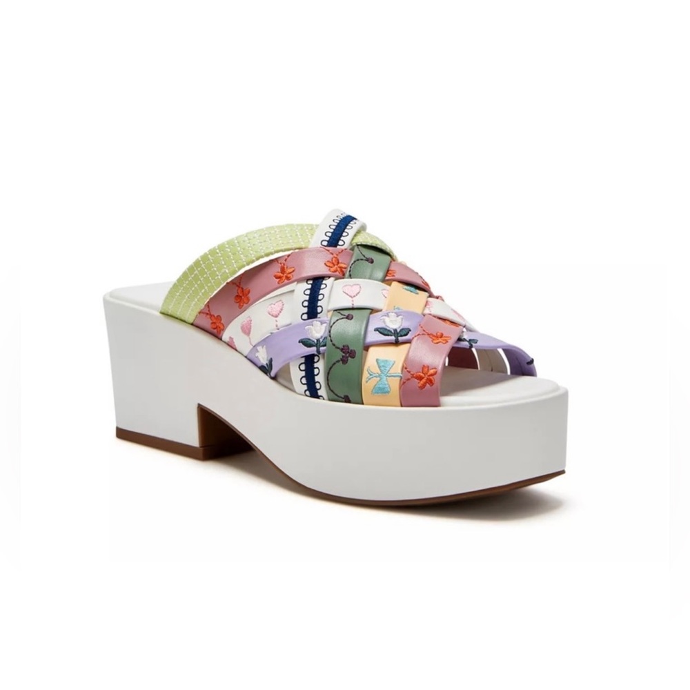 THE BUSY BEE CRISS CROSS SLIDE.
BRAND NEW. KATY PERRY COLLECTION (size 8m/ 38 )